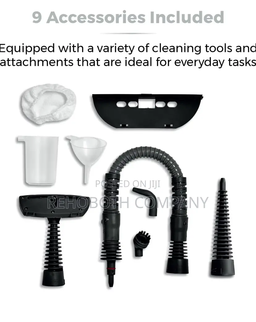 Tower T134000pl Ths10 Corded Handheld Steam Cleaner 1050w, Platinum