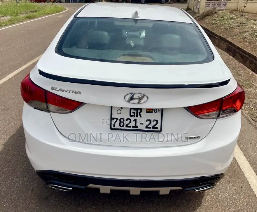 Hyundai Elantra Limited 4dr Sedan (1.8L 4cyl 6A) 2014 White