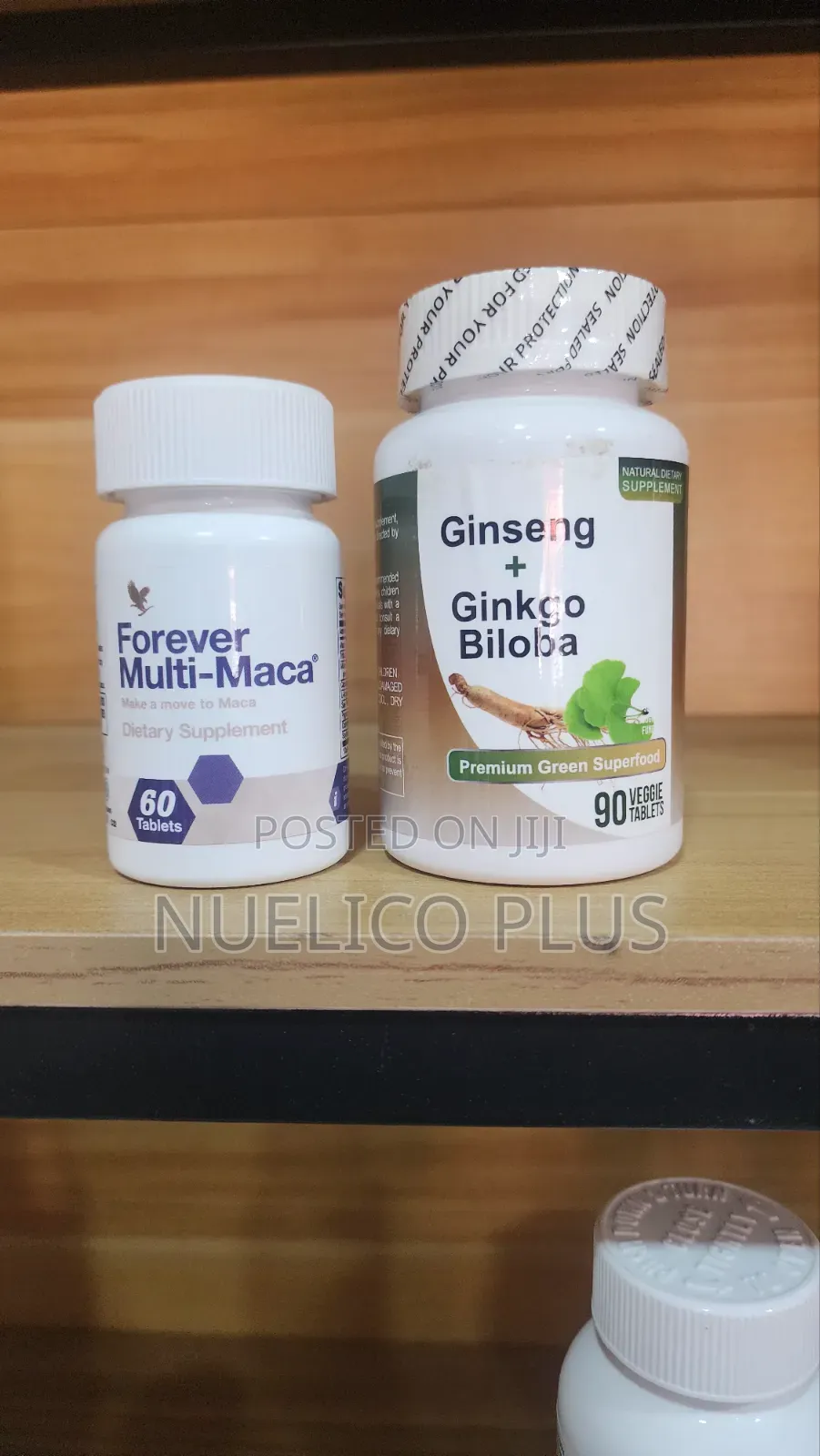 Ginseng + Ginkgo Biloba and Forever Multi-Maca for Men