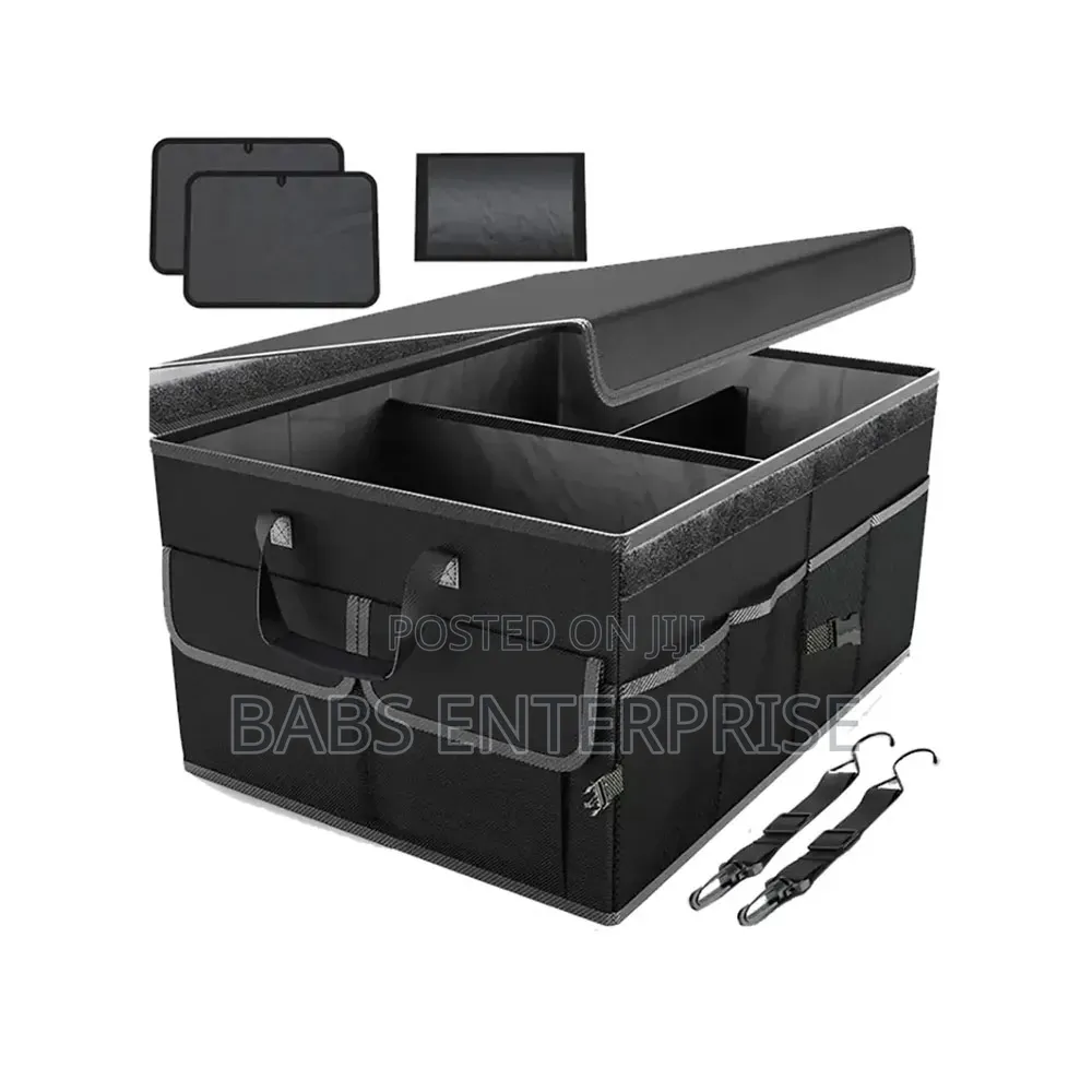 Green Lion Car Trunk Organizer 57l – Black