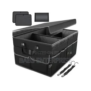 Green Lion Car Trunk Organizer 57l – Black