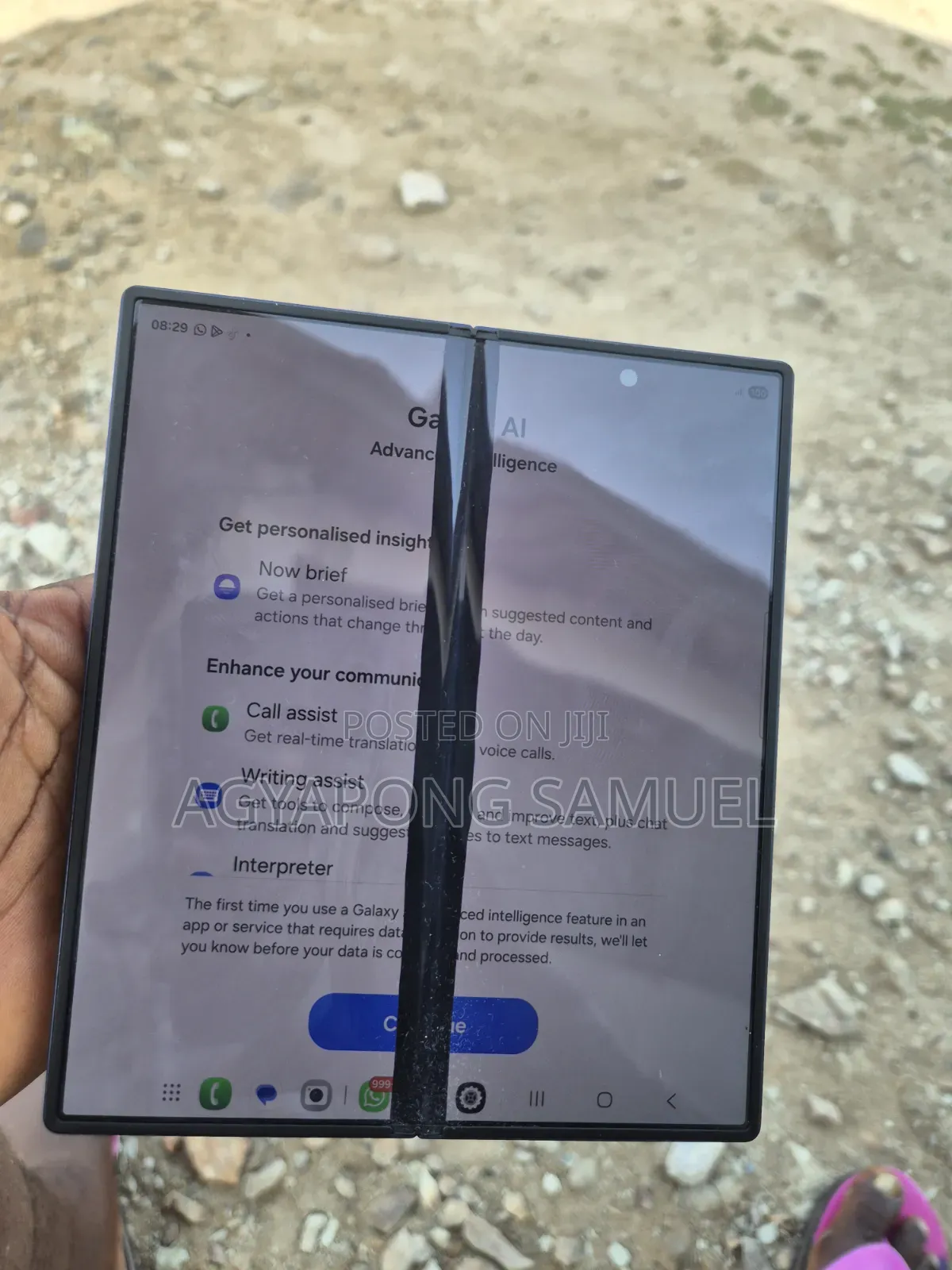 Samsung Galaxy Z Fold6 256 GB Blue
