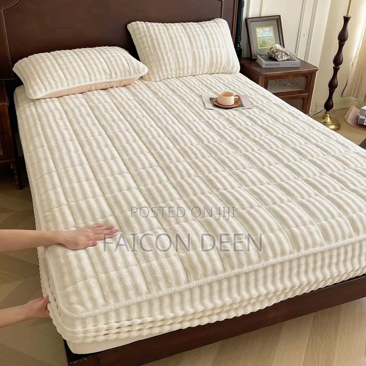 Feel the Softness With Our Pure Cotton Thick Mattress Covers (In Diff