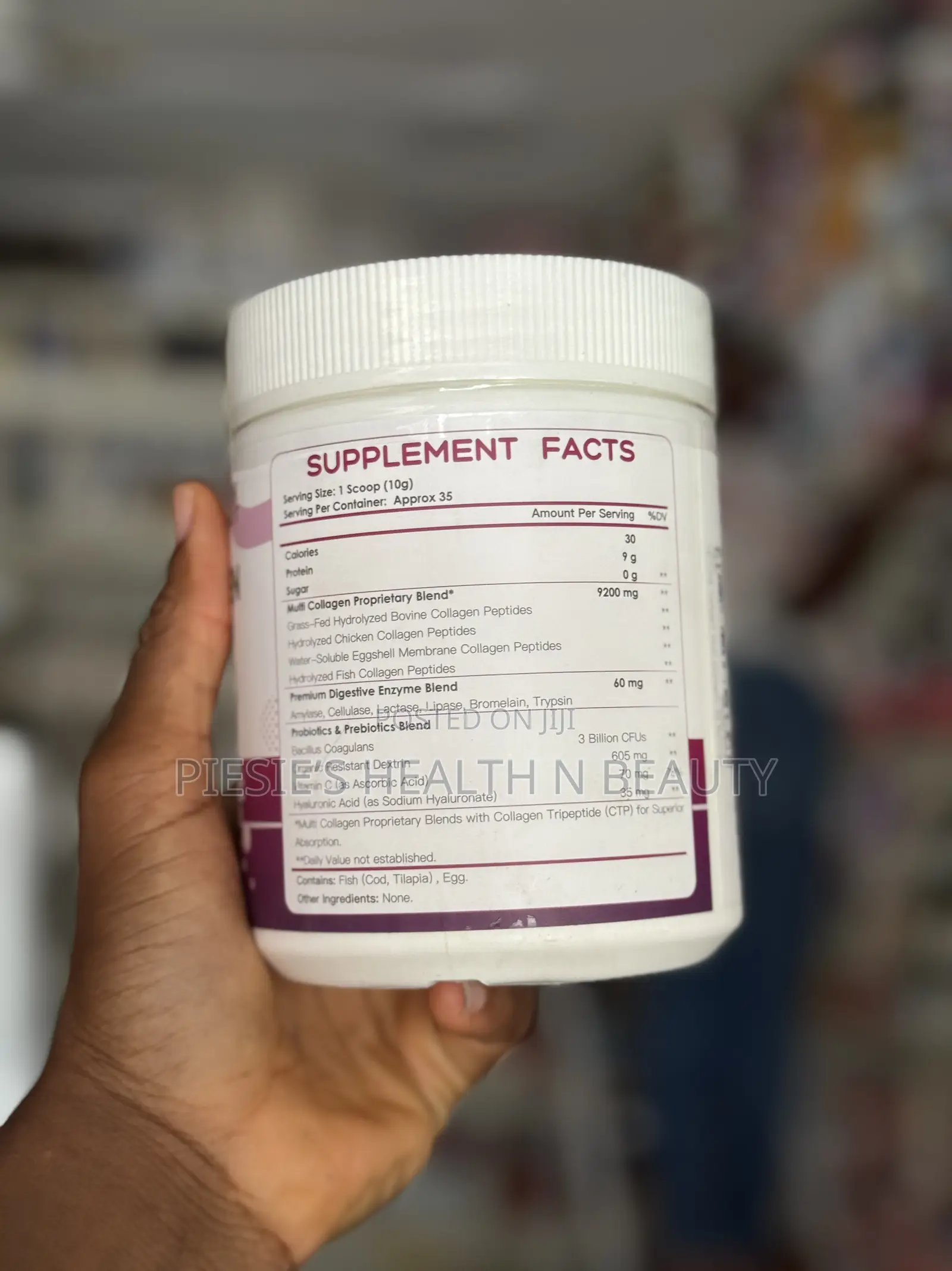 Nature Target Multi Collagen Peptides Powder - Type I, Ii, Iii, V, X