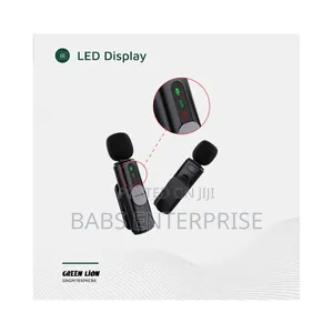 Green Lion Microphone 3-Level Noise Cancellation – Black