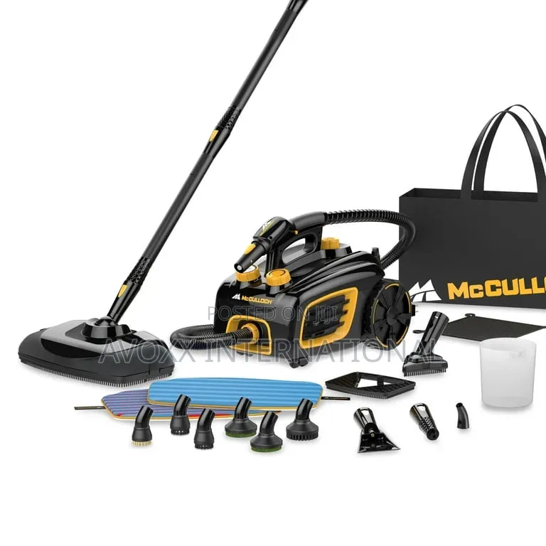 McCulloch Canister Steam Cleaner Mc1375, 90 Mins/;Car Detailing Etc