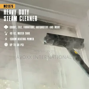 McCulloch Canister Steam Cleaner Mc1375, 90 Mins/;Car Detailing Etc
