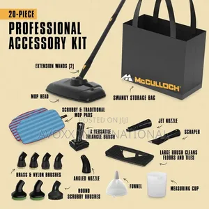 McCulloch Canister Steam Cleaner Mc1375, 90 Mins/;Car Detailing Etc