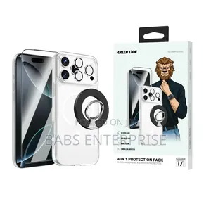 Green Lion 4-in-1 Protection Pack for iPhone 17 Pro – Clear