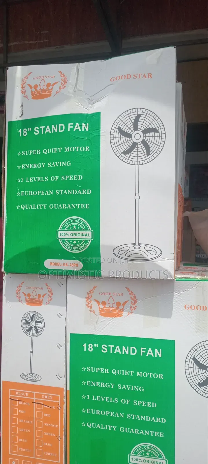 Goodstar 18" Standing Fan ( 2 in 1 )