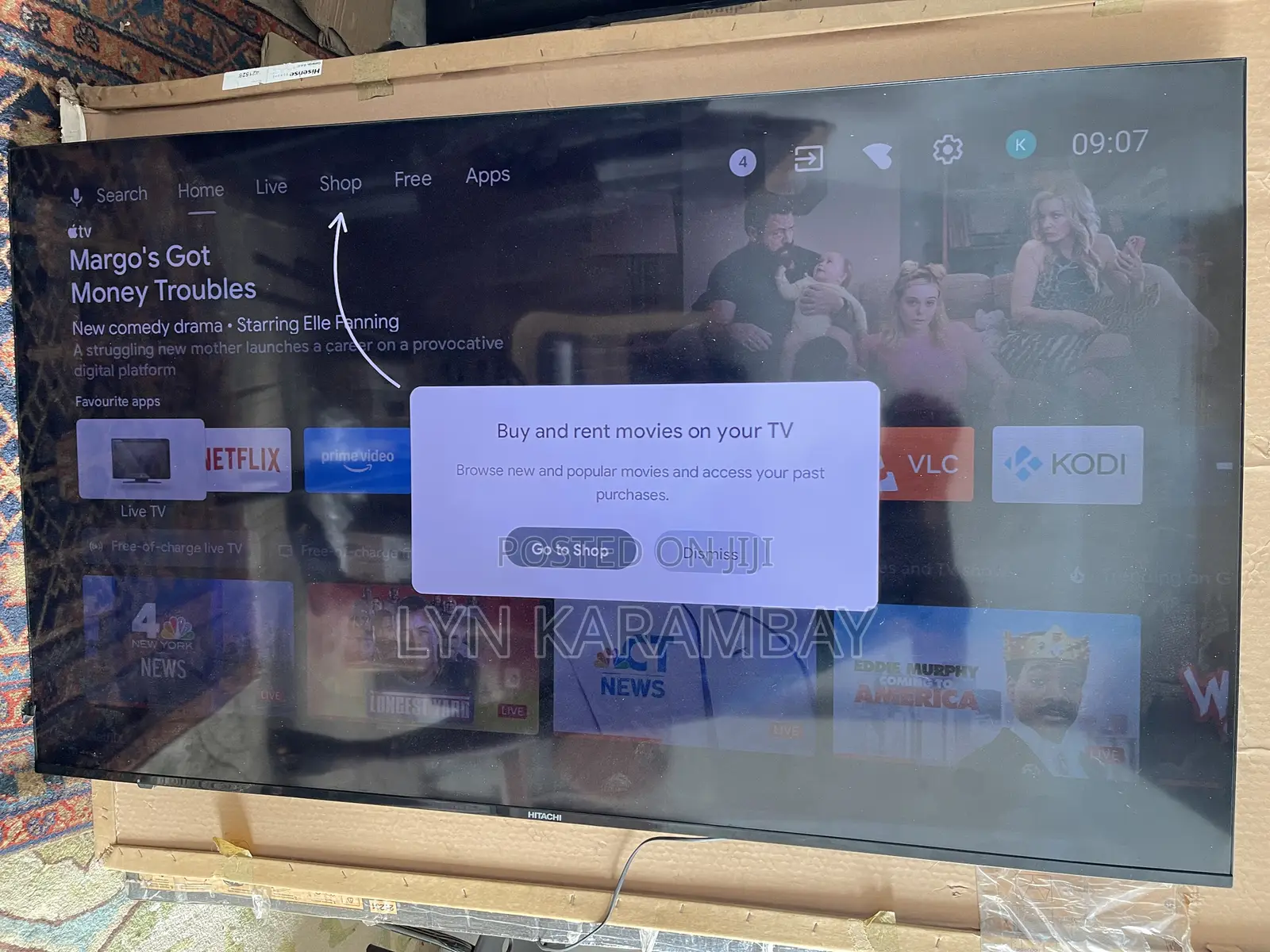 Hitachi 65” Qled Smart Android Tv