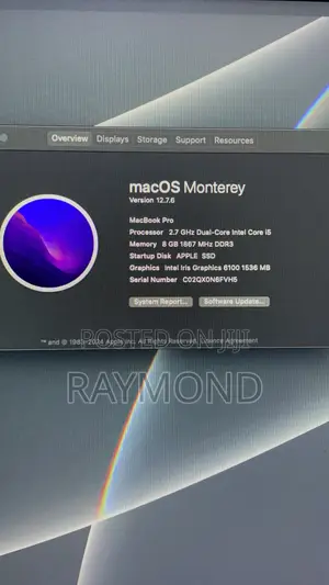 Laptop Apple MacBook Pro 2015 8GB Intel Core i5 SSD 256GB