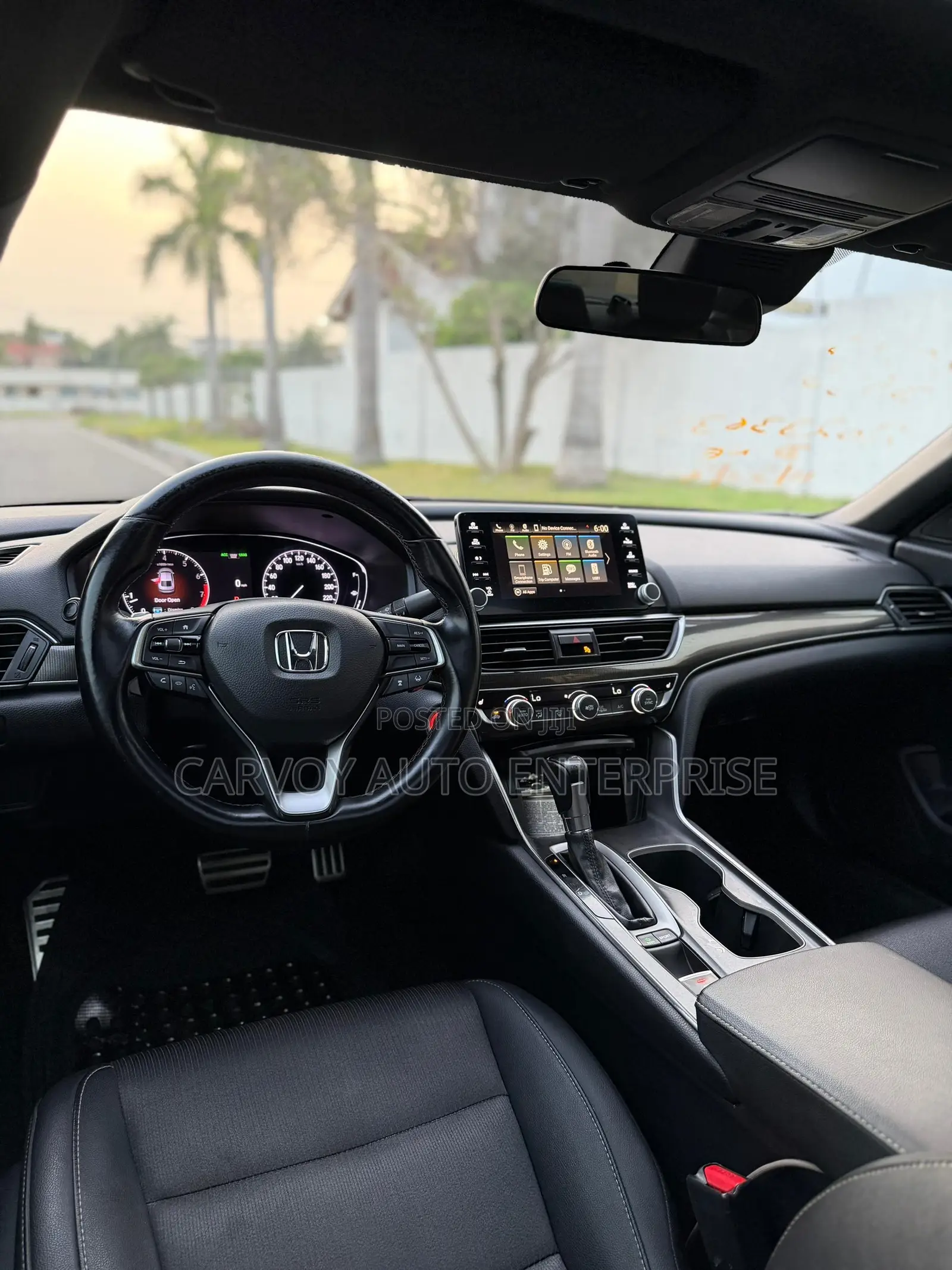 Honda Accord EX-L (1.5L 4cyl Turbo CVT) 2019 Black