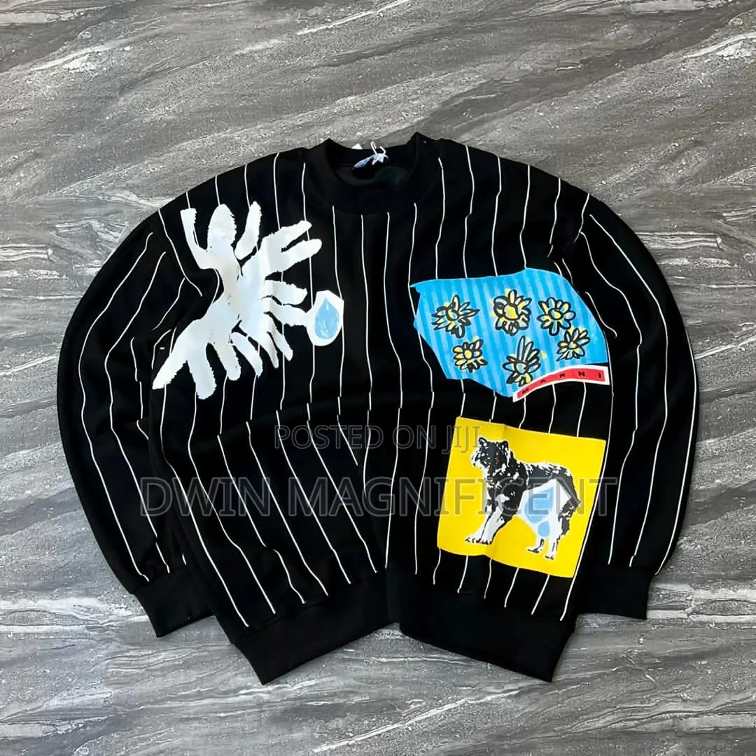 Graphic Patch Sweater