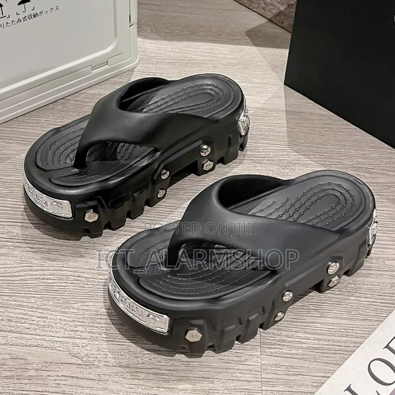 Summer Outer Wear Thick Bottom Slippers