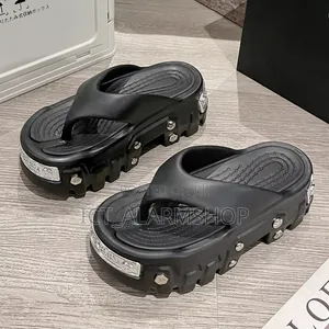 Summer Outer Wear Thick Bottom Slippers