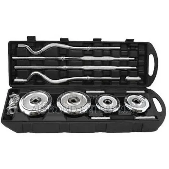 55kg Dumbbell Barbell in Case