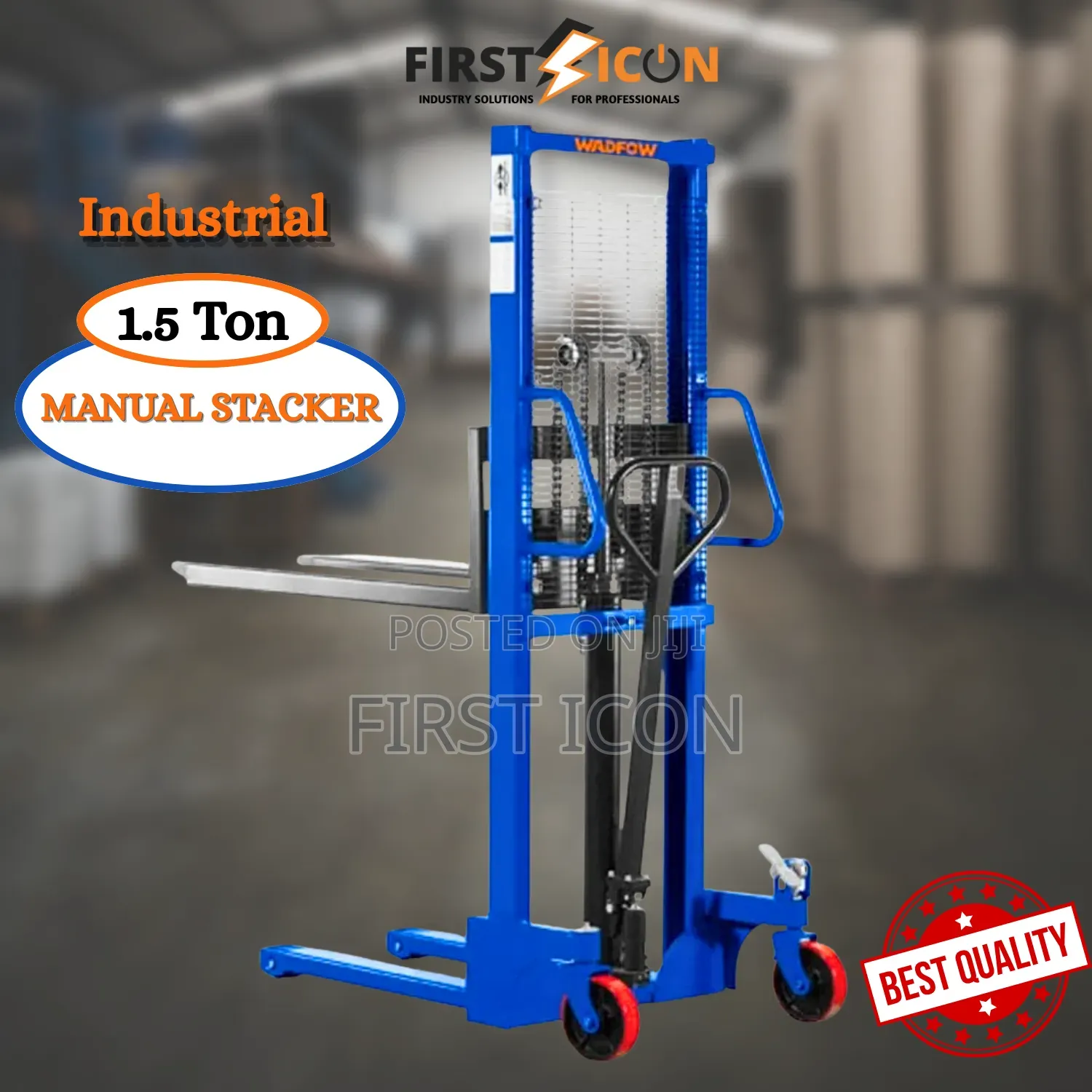 1500kg Manual Stacker - Wnk1r15 Wadfow
