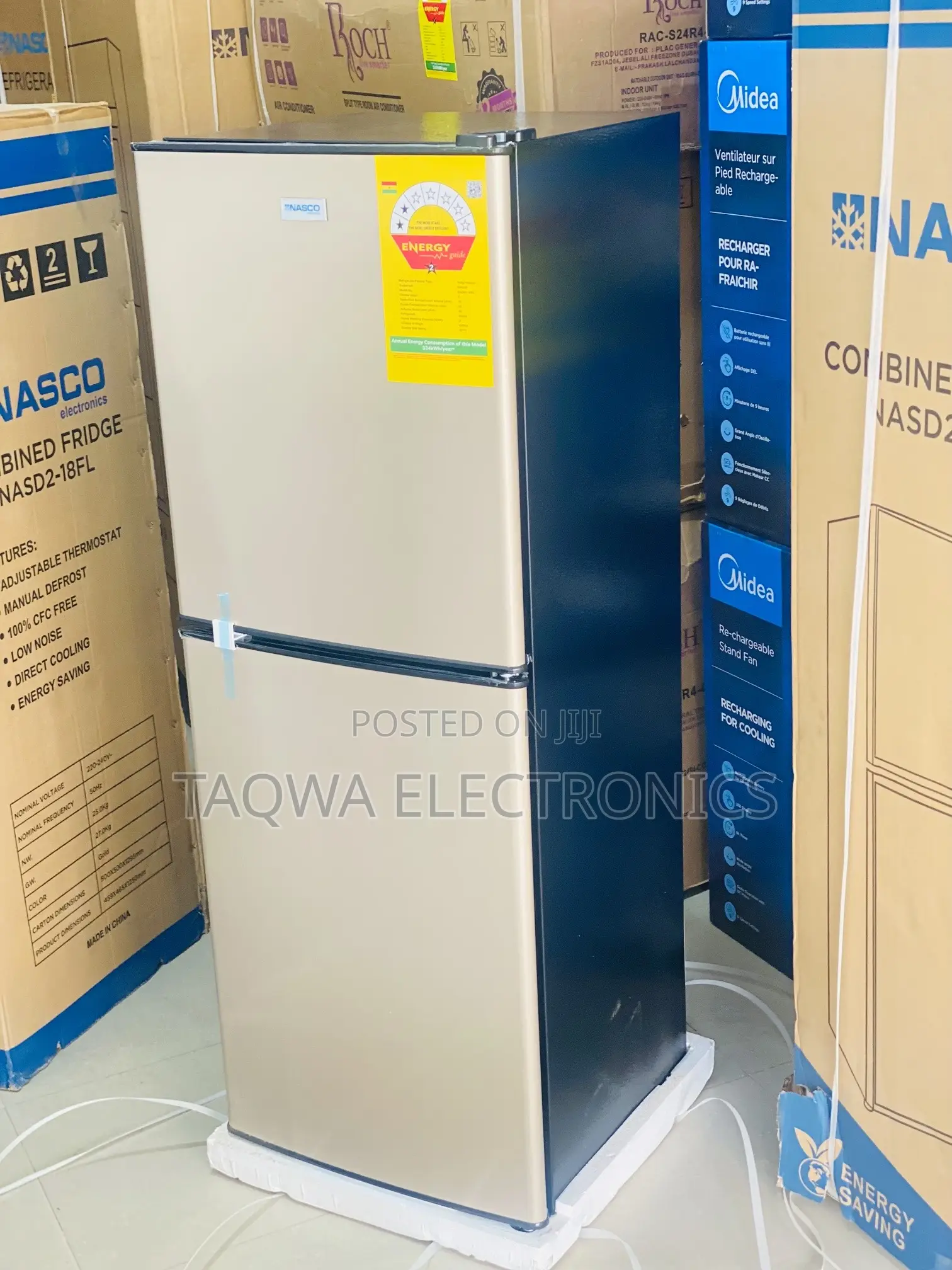 Fast in Cooling Nasco 136ltr Fridge