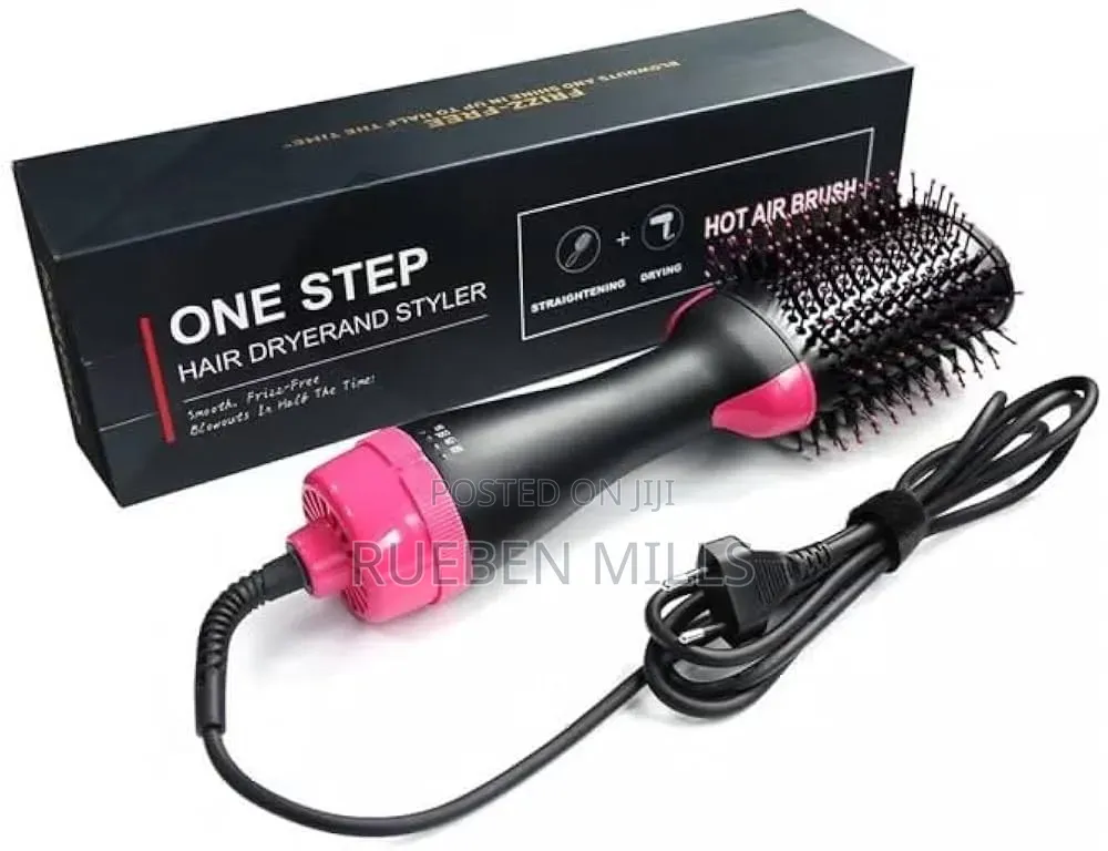 3 In One Hair Dryer Straightener Volumizer Hot Air Brush