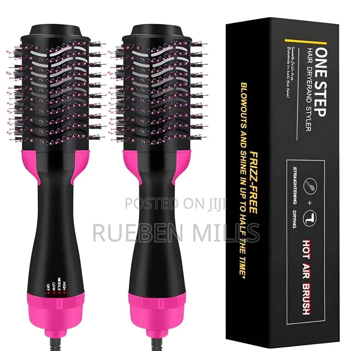 3 In One Hair Dryer Straightener Volumizer Hot Air Brush