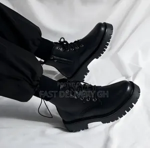 Men's Fashionable Casual Leather Boots