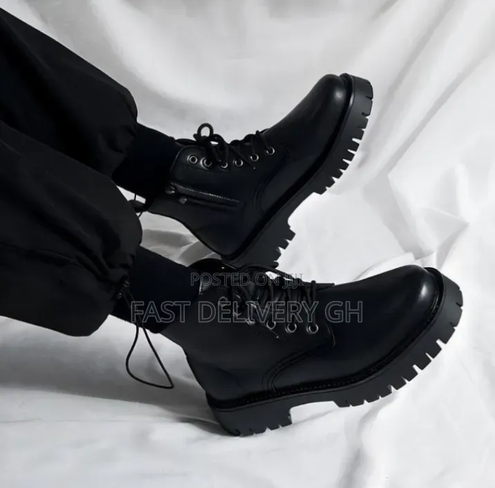 Men's Fashionable Casual Leather Boots