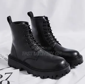Men's Fashionable Casual Leather Boots