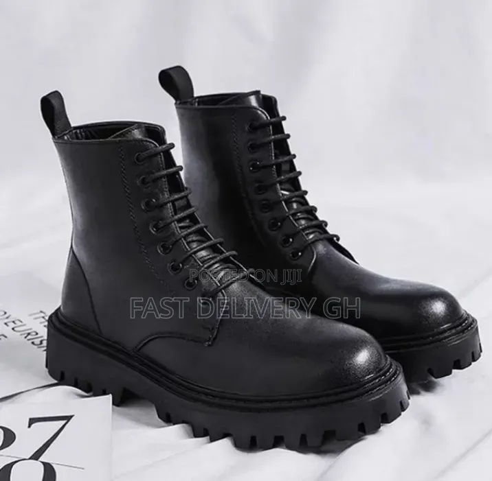 Men's Fashionable Casual Leather Boots
