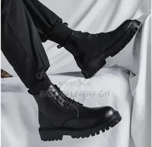 Men's Fashionable Casual Leather Boots