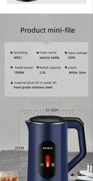 2.2l Stainless Steel Electric Kettle