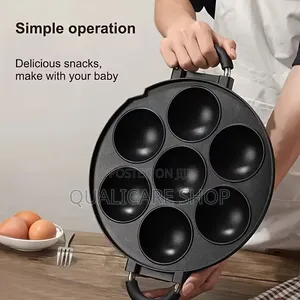 6 Hole Aperture Takoyaki Pan Nonstick Massa Pan, Takoyaki Maker Have