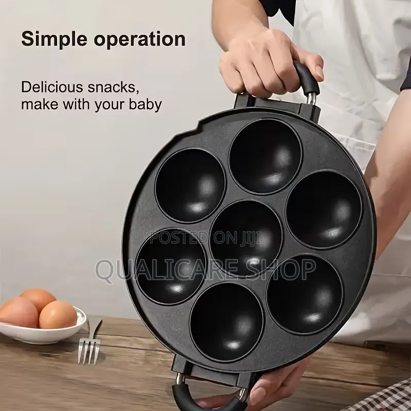 6 Hole Aperture Takoyaki Pan Nonstick Massa Pan, Takoyaki Maker Have