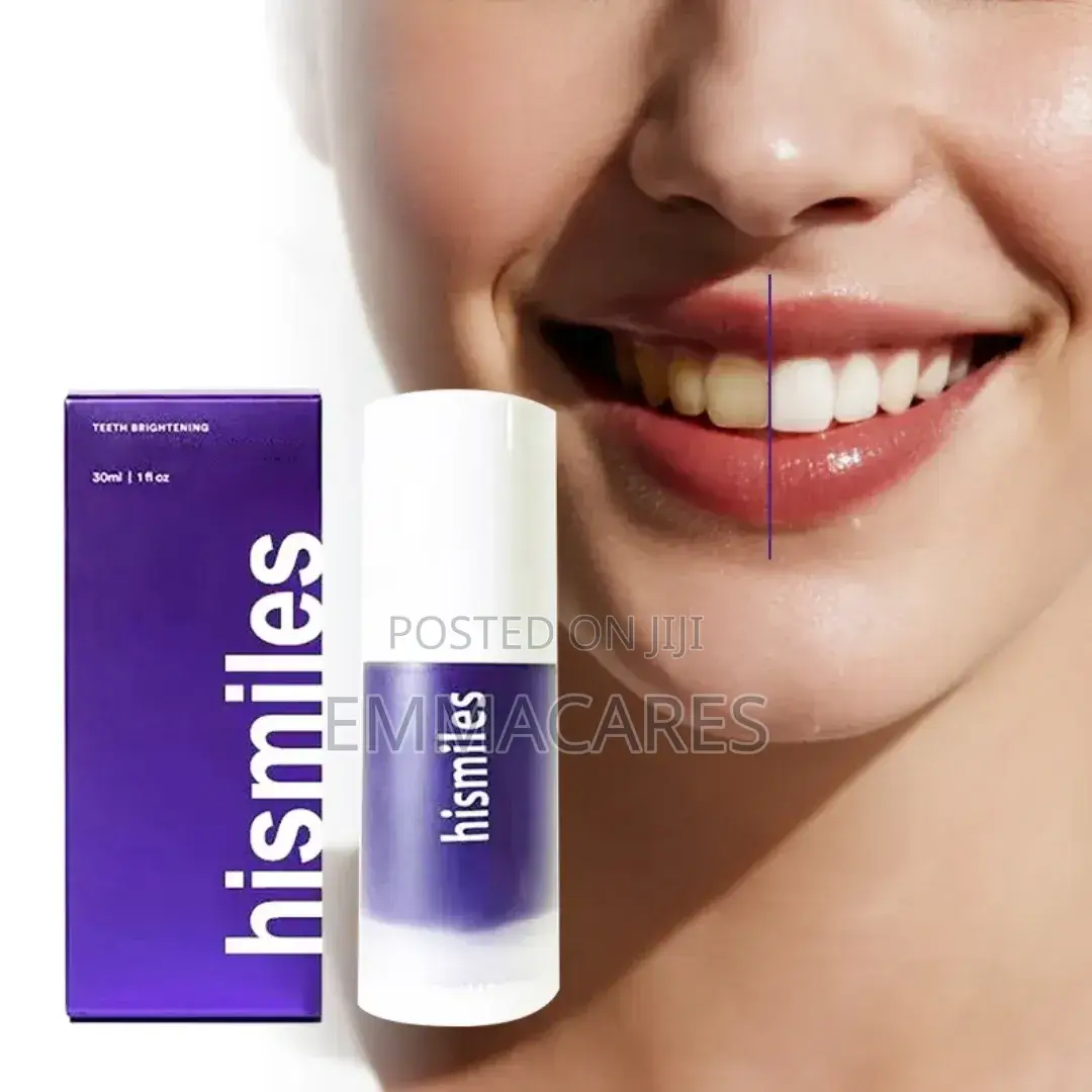 Hismiles Whitening Toothpaste. Purple Herbal Oral Cleaning Mousse