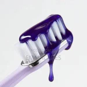 Hismiles Whitening Toothpaste. Purple Herbal Oral Cleaning Mousse