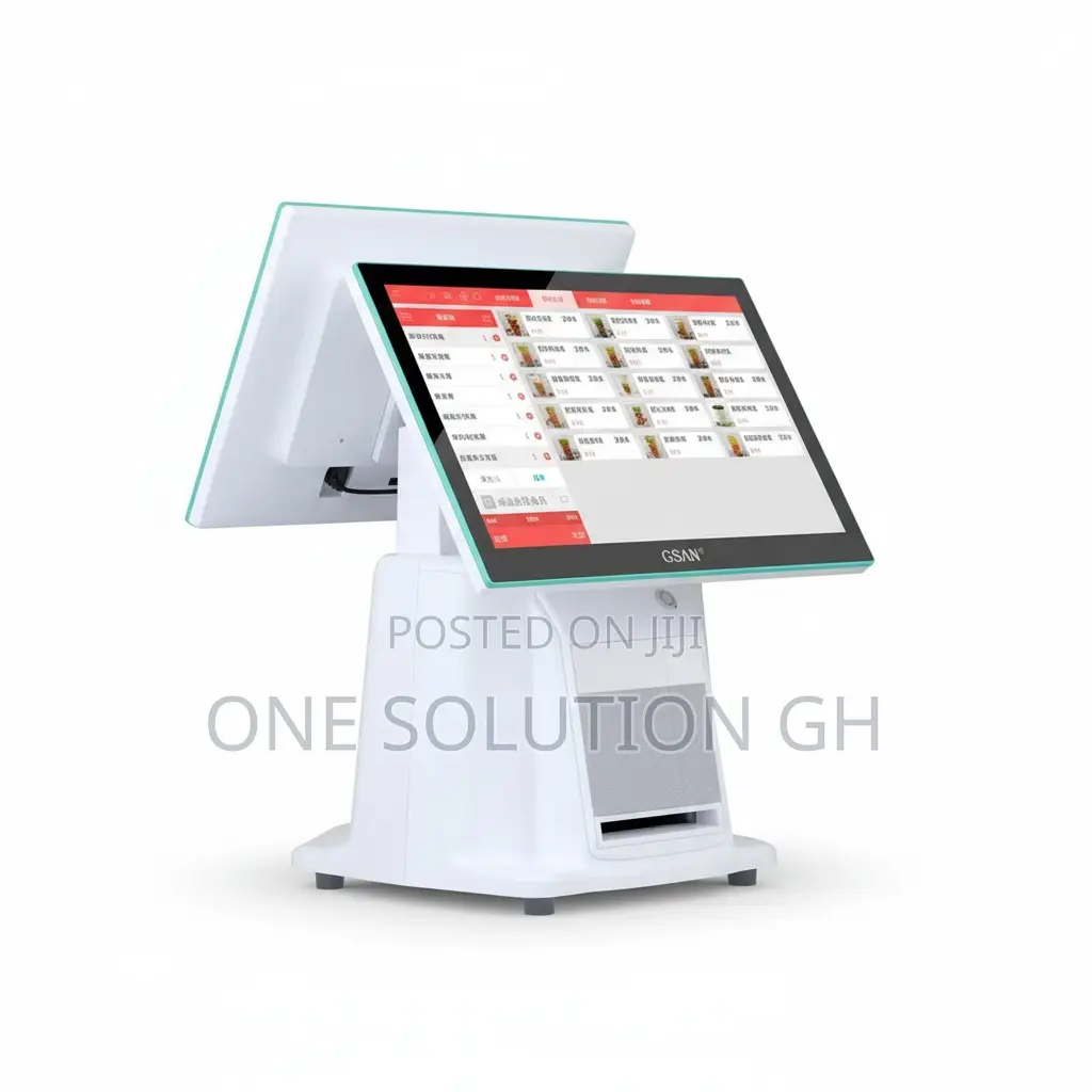 Pos All in One Complete|Touch Screen (Double+Adjustable Screen)