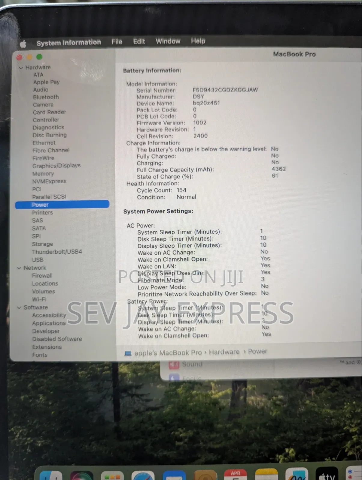 Laptop Apple MacBook Pro 2019 8GB Intel Core i5 SSD 256GB