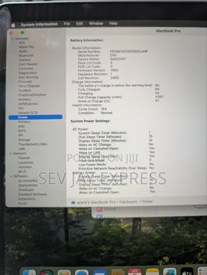 Laptop Apple MacBook Pro 2019 8GB Intel Core i5 SSD 256GB