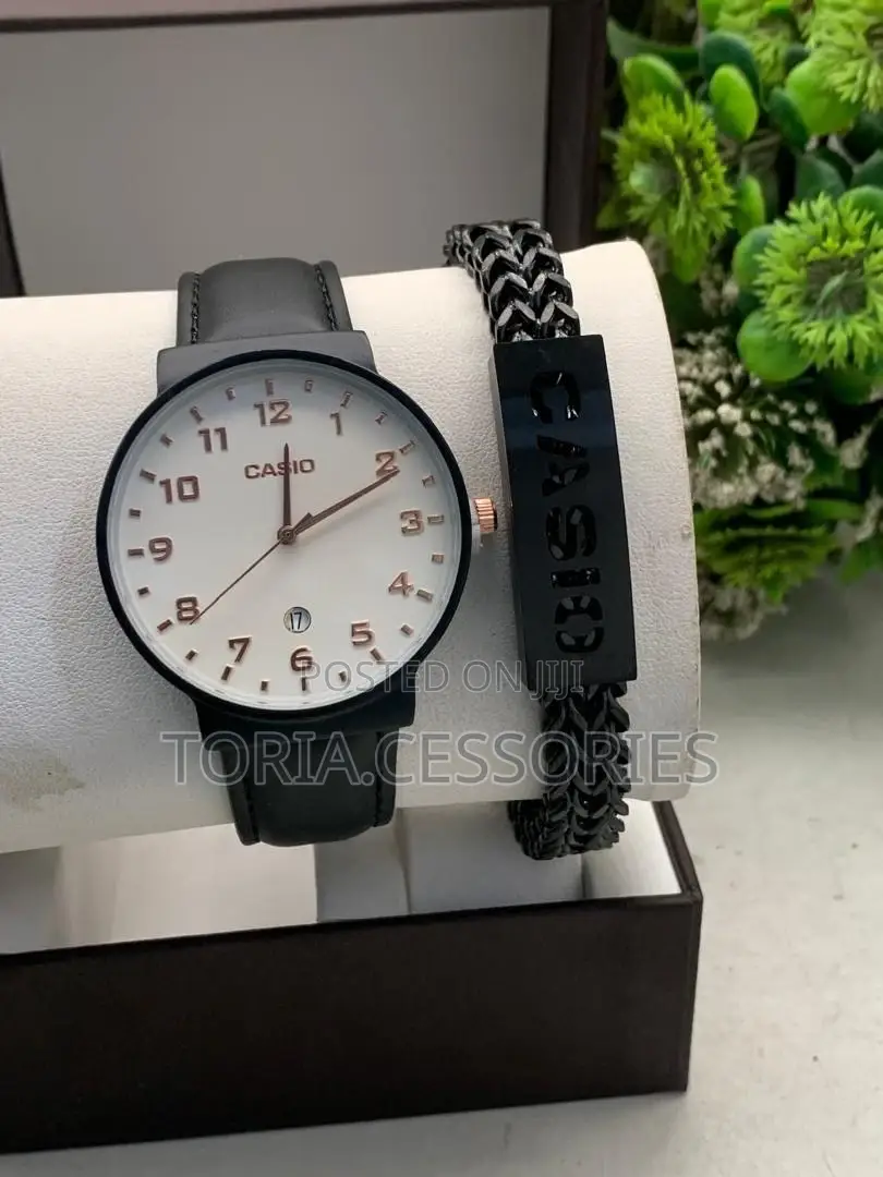 Casio Chain Bracelet With Watch for Men