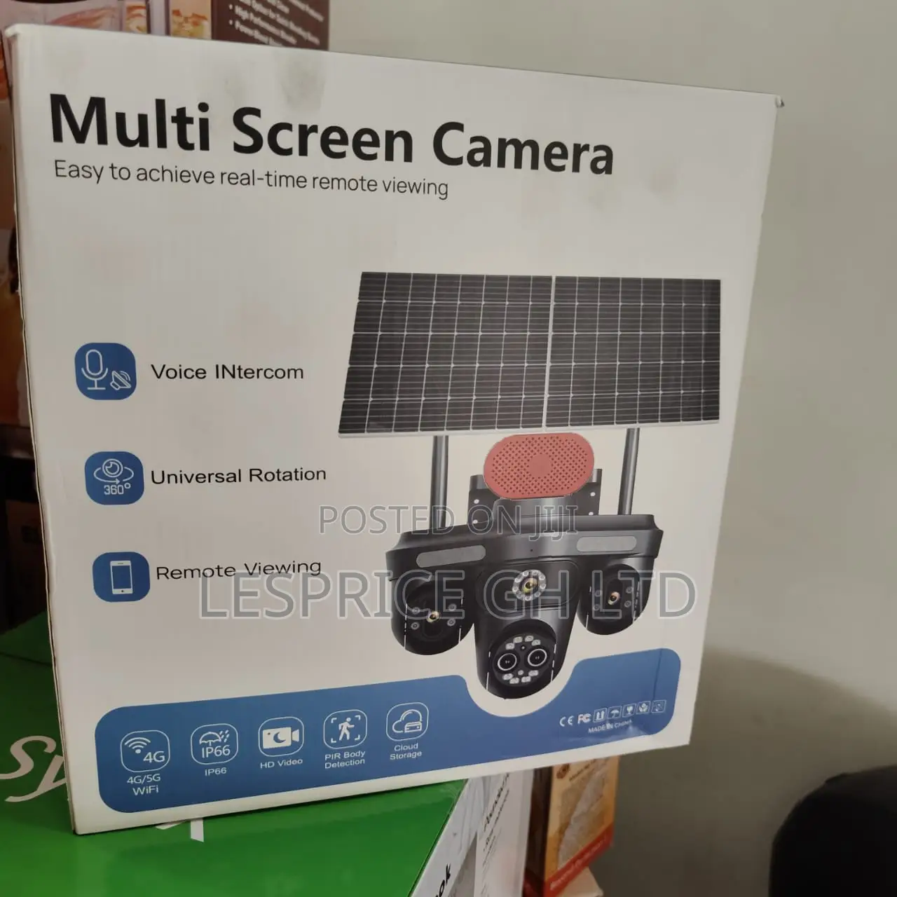 Multi Screen Solar Camera