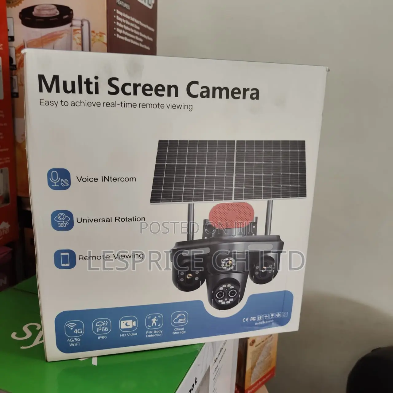 The Most Efficient and Durable Multi Screen Solar Camera
