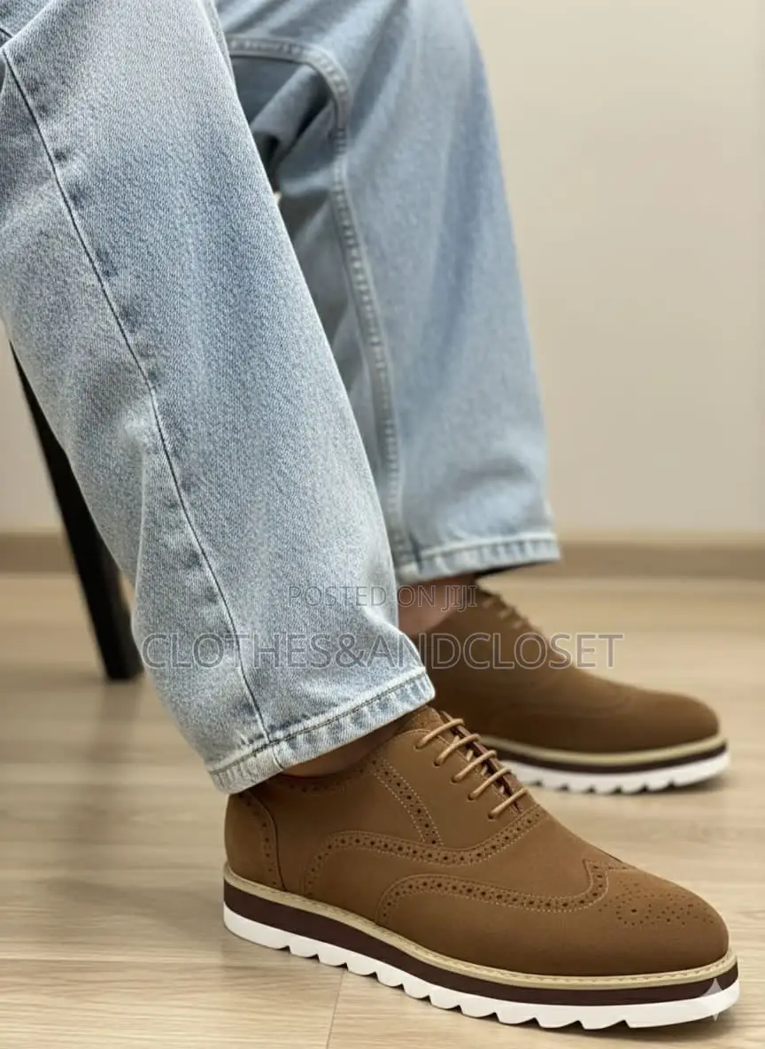 Timberland Brogue Shoes Feature a Suede Upper