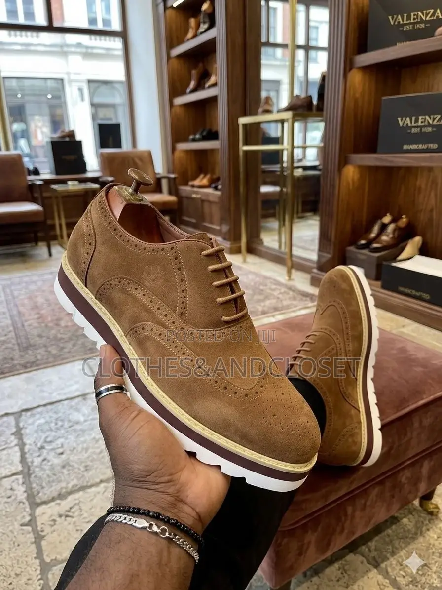 Timberland Brogue Shoes Feature a Suede Upper