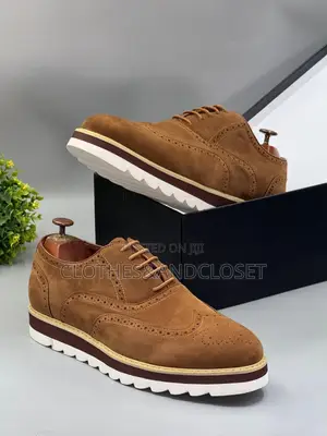 Timberland Brogue Shoes Feature a Suede Upper