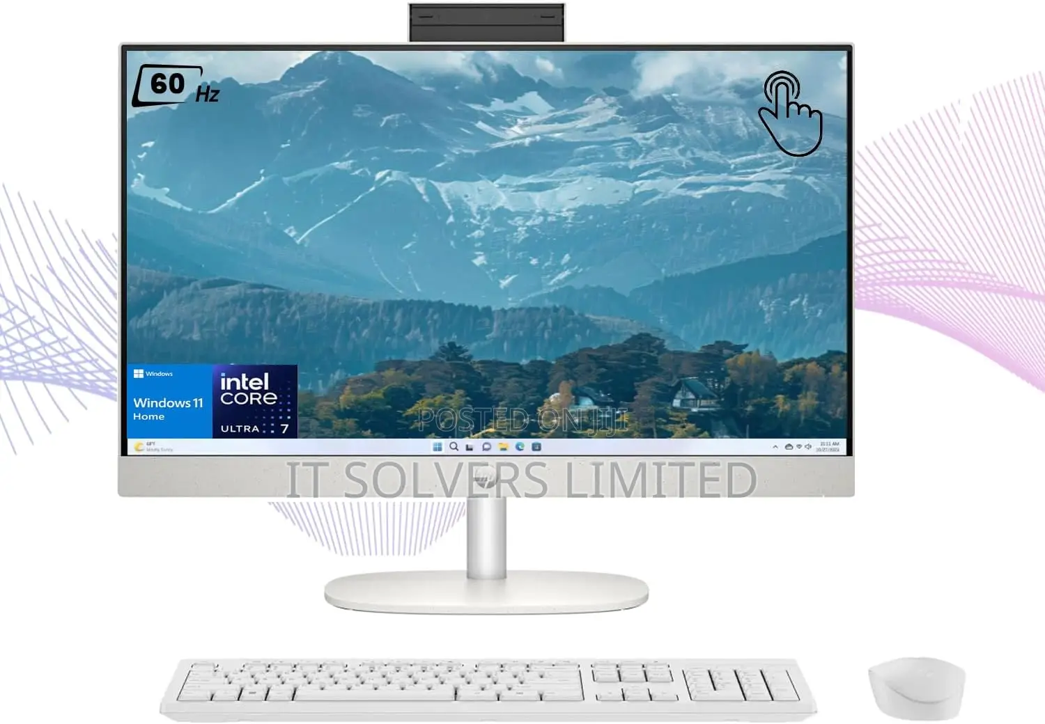 New Desktop Computer HP AiO 27 32GB Intel Core Ultra 7 SSD 1T