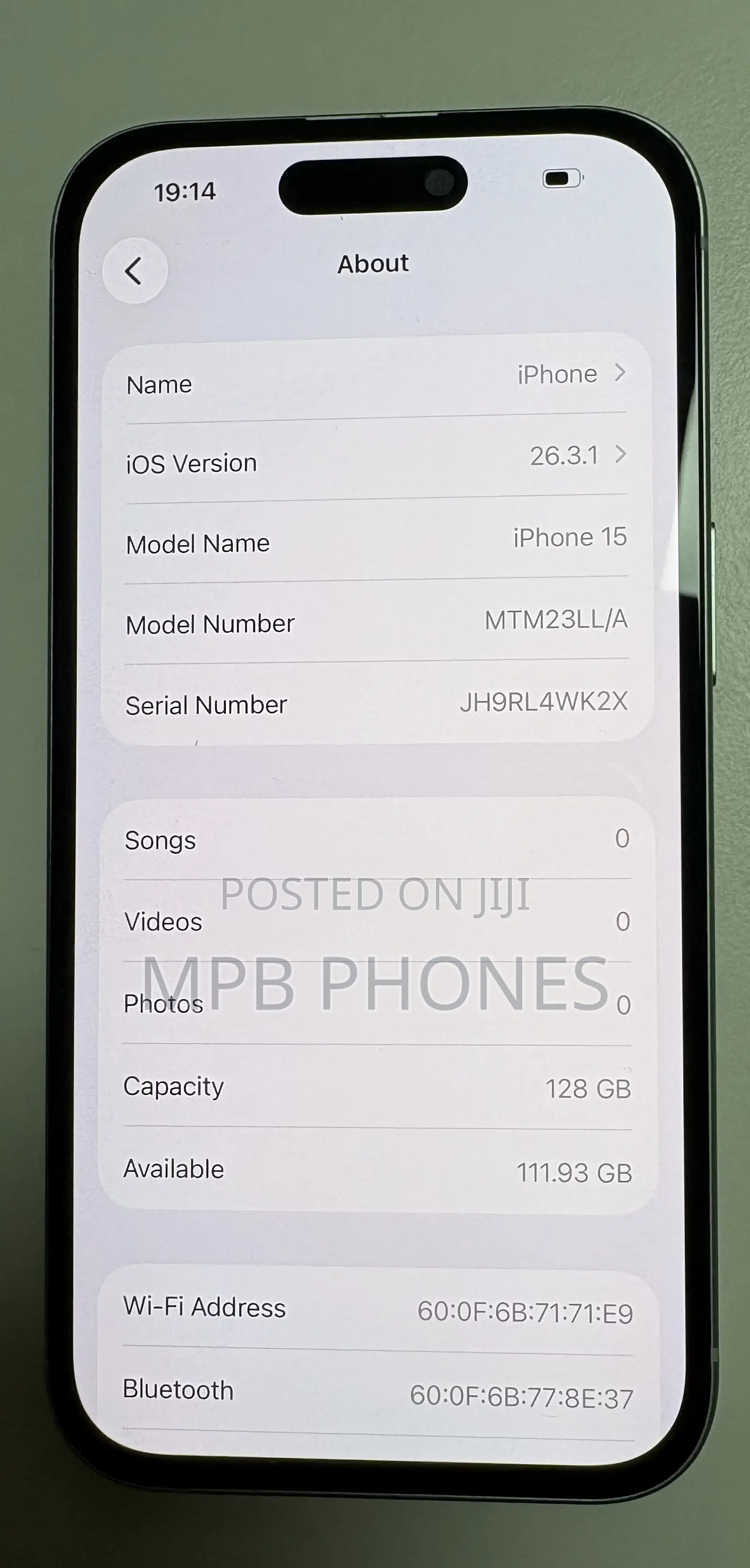 Apple iPhone 15 128 GB Green