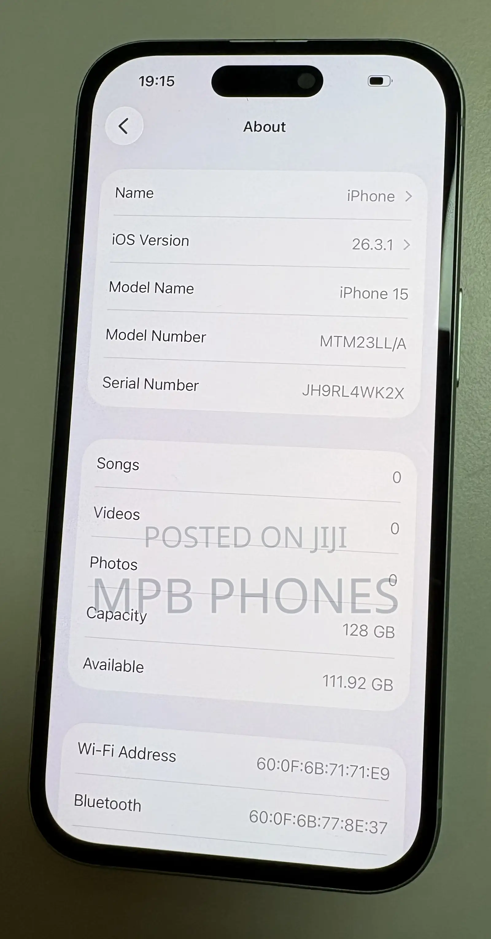 Apple iPhone 15 128 GB Green