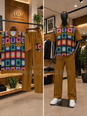 Elegant Men's Kaftan Set-Classy Traditional Outfit