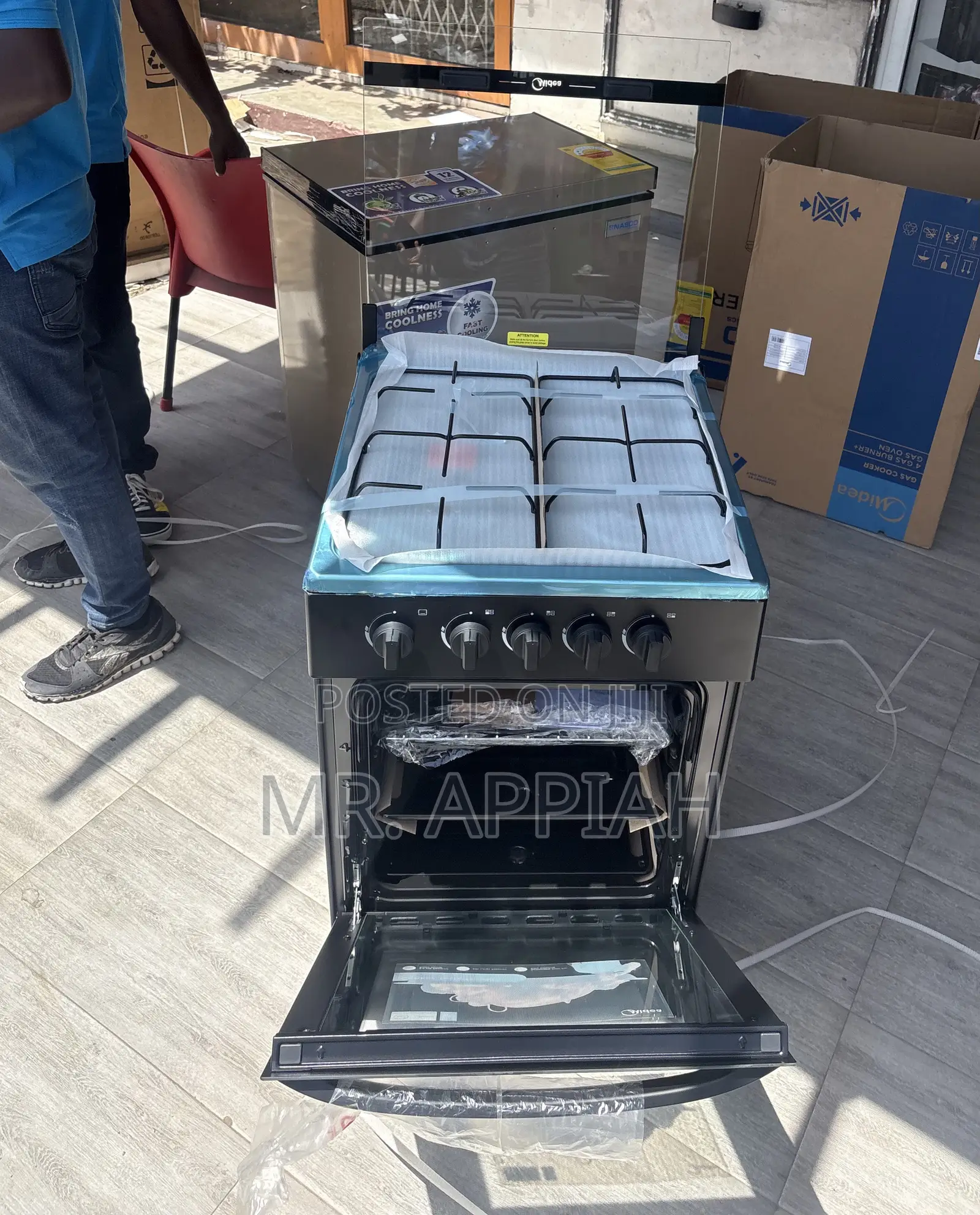 High Quality Midea 4 Burner Gas Cooker(50x50cm) 
