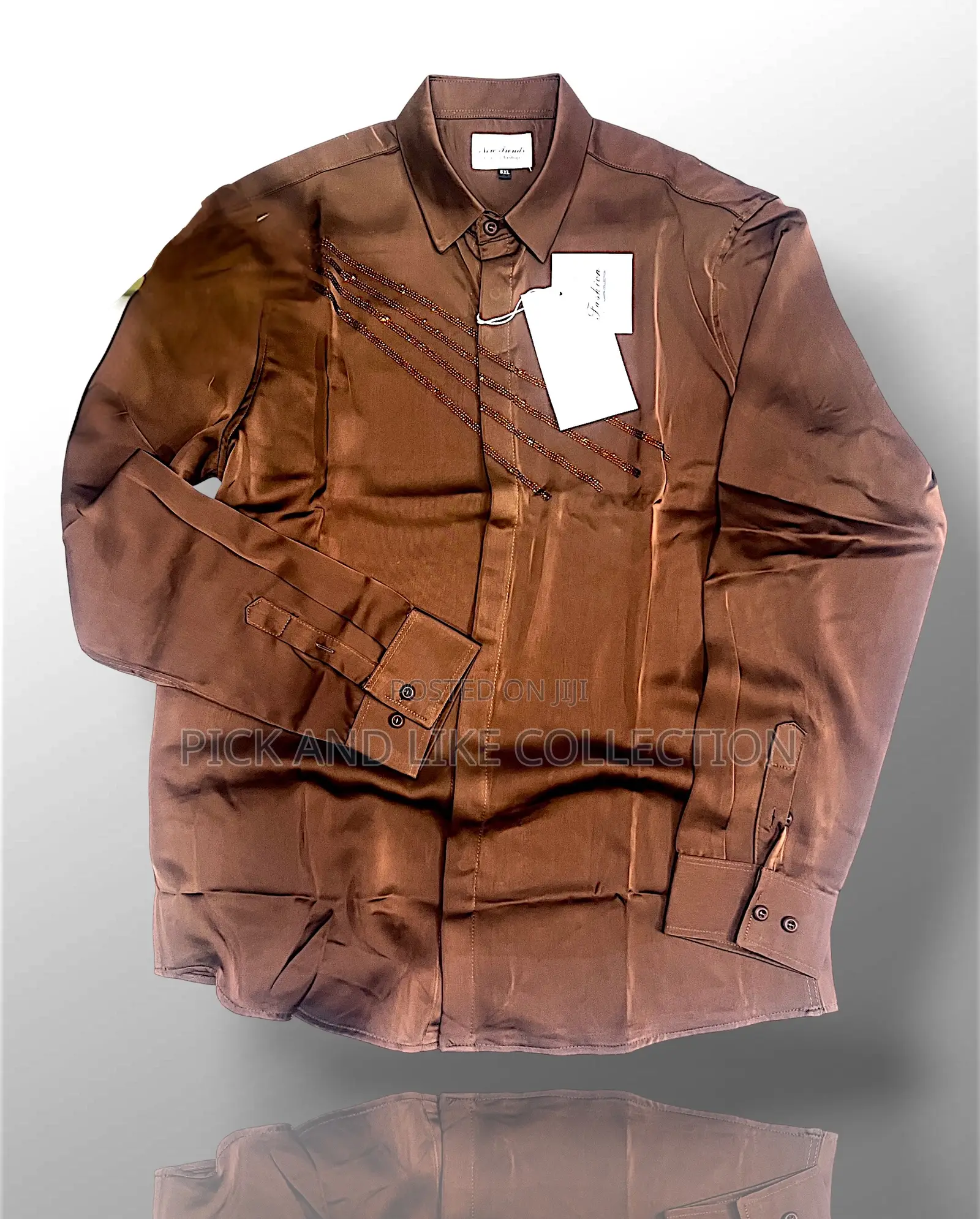 Smooth, Soft, and Built to Impress — 100% Silk Shirt Crafted for Style